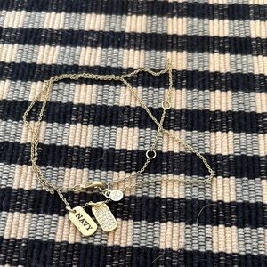 Spartina 449 Gold Navy Charm Necklace